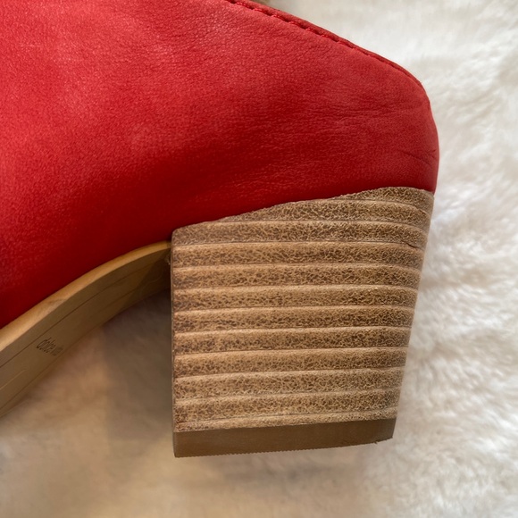 Dolce Vita | Anthropologie Red Leather Mules - Picture 7 of 11